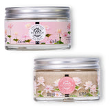 Set zum Vorteilspreis Samtige Körpercreme + Körperpeeling Granité Zarte Seerose
