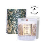 Duftkerze Holzdocht - Geeiste Maronen - 280g mit Windlichteffekt