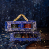 Geschenkbox - 3x 75g Duftkerzen - Am Tannenbaum, Sternschnuppe, Zimt-Orange