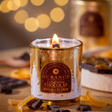 Duftkerze Holzdocht - Mandarine Schokolade - 300g