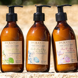 Set zum Vorteilspreis: Duo Flüssigseife & Hand- und Körpercreme Pinie & Olivenholz im Glasgefäß