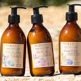 Set zum Vorteilspreis: Duo Flüssigseife & Hand- und Körpercreme Rose & Safran im Glasgefäß