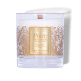 Duftkerze Holzdocht - Saftige Birne - 280g mit Windlichteffekt