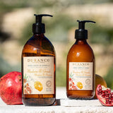 Set zum Vorteilspreis: Duo Flüssigseife & Hand- und Körpercreme Mandarine & Granatapfel im Glasgefäß