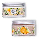 Set zum Vorteilspreis Samtige Körpercreme + Körperpeeling Granité Orangenblüte