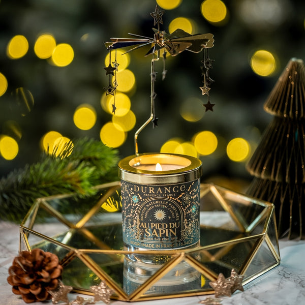 Sternkarussell-Set Duftkerze 180g + Karussell Am Tannenbaum 2025