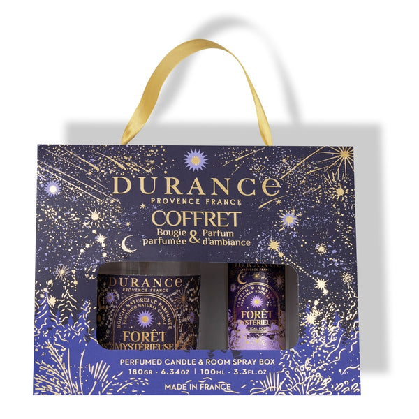 Geschenkbox, Noel 2025 Duftkerze 180g & Spray 100ml Geheimnisvoller Wald