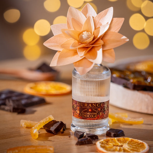 Holzduftblume Diffuser Noel 2025 Mandarine Schokolade
