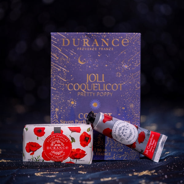 Geschenkset Noel Seife & Handcreme 2025 Schöne Mohnblume