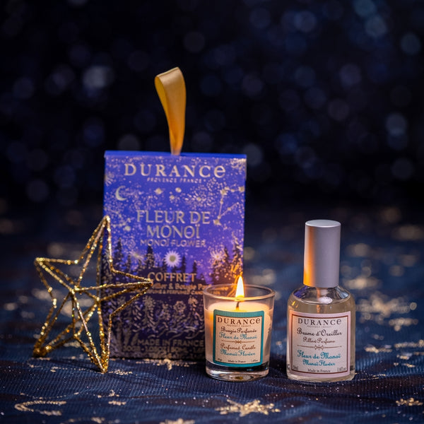 Geschenkset Noel Kopfkissenspray & Mini-Duftkerze 2025 Monoiblüte