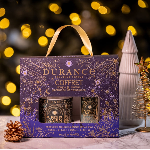 Geschenkbox, Noel 2025 Duftkerze 180g & Spray 100ml Am Tannenbaum