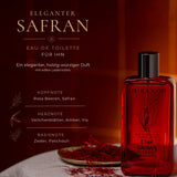 Eau de Toilette Eleganter Safran 100 ml