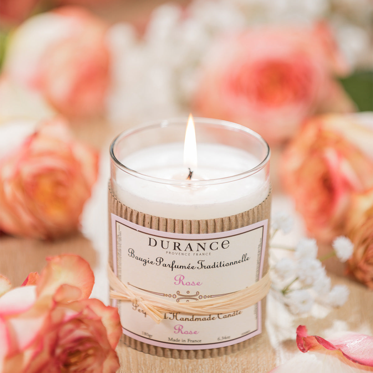 Duftkerze Rose 180g – Durance